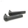 Threaded Clamping Lever Handle, Carbon Steel L-Shaped Adjustable Grip, M5–M10 External Thread (M5 × 40) view 1