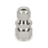 316 Stainless Steel Reducing Union Double-Ferrule Compression Fitting, 0.25 in–12 mm view 1