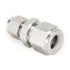 316 Stainless Steel Reducing Union Double-Ferrule Compression Fitting, 0.25 in–12 mm view 2