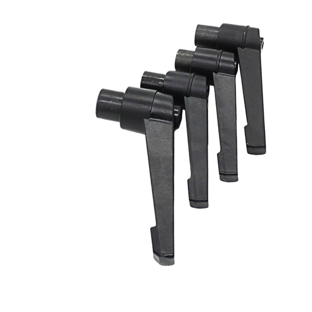 Threaded Clamping Lever Handle, M4–M16 Adjustable Locking Handle, Hex Knob, 5-Pack (M16 × 114 mm)