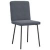 Qnhdfrt Dining Chairs, Set of 2, Dark Gray Velvet, 45 x 54 x 83 cm view 3