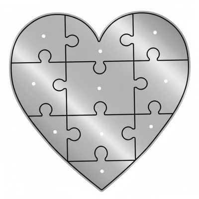 Heart Stencil Metal Cutting Dies