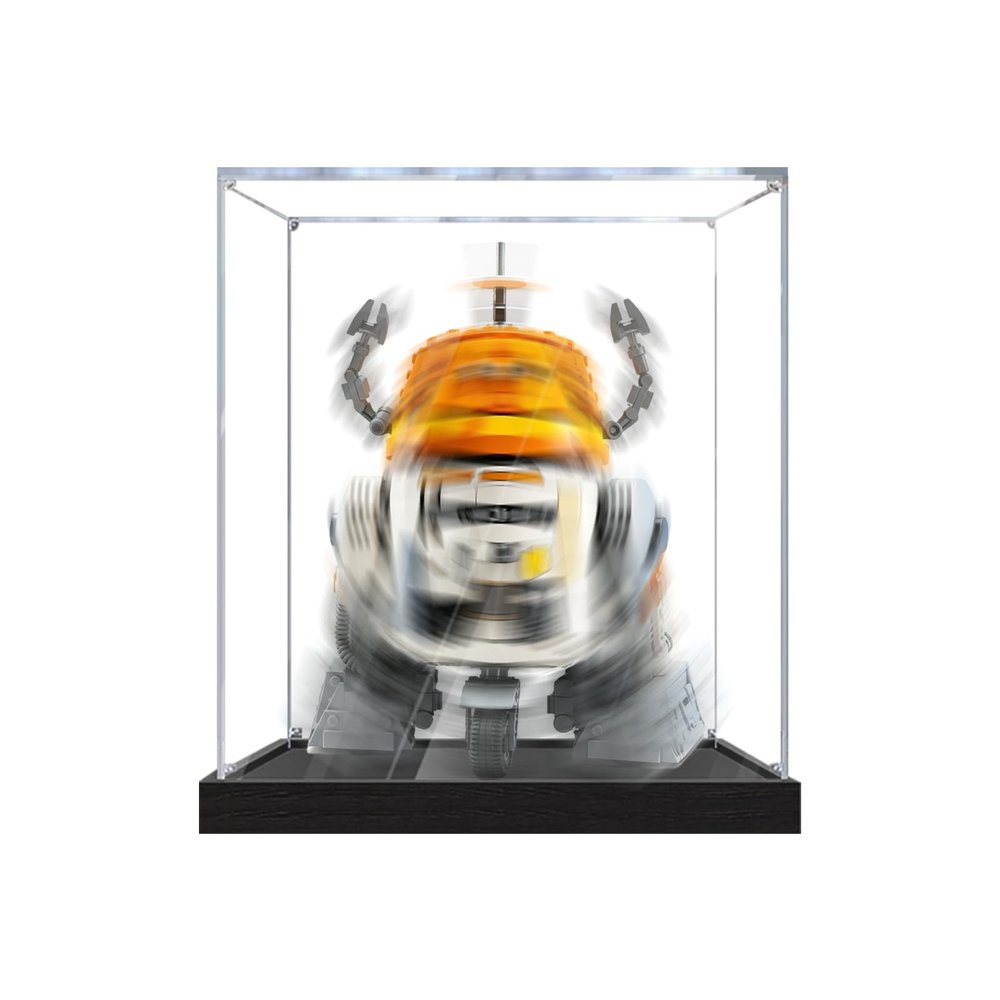 Acrylic Display Case for LEGO 75416 Chopper (C1-10P) Astromech Droid, 3 mm