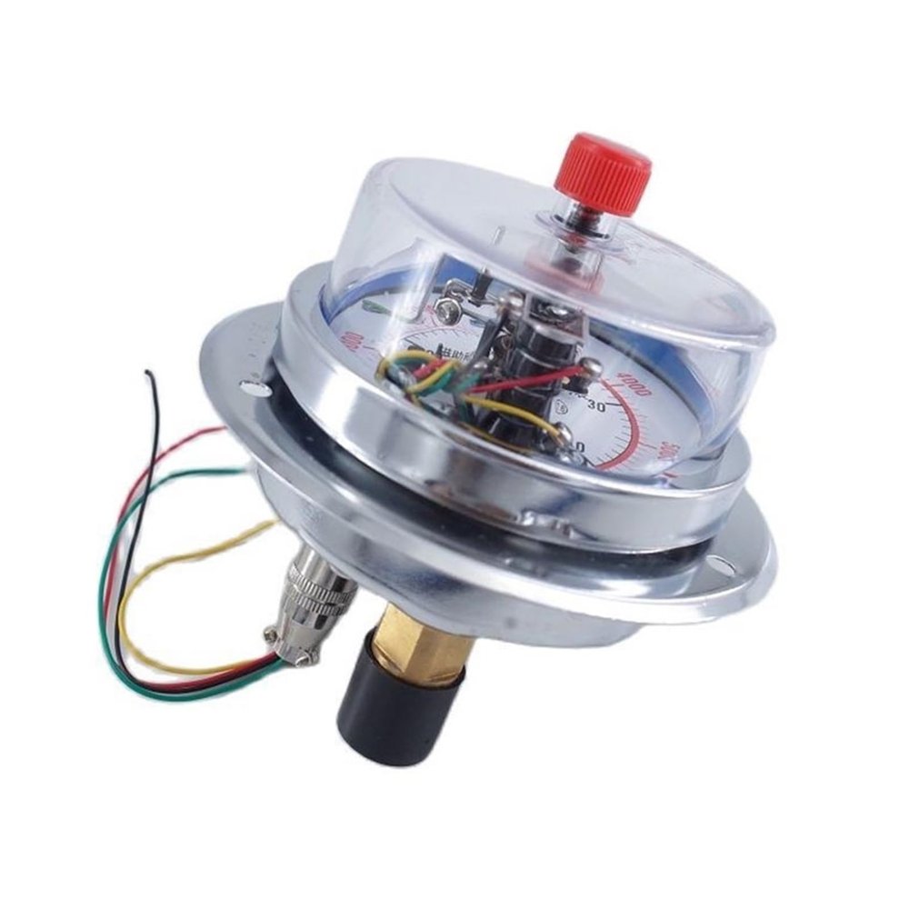 Seismic Electric Contact Pressure Gauge for Axial Belt Edges YNXC-100ZT, 1.6 MPa, Magnetic Support, Upper/Lower Limit Control, High Accuracy (0–100 MPa)