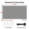AJALGZ Waterproof Rectangular Sun Sail 6.3 x 7.3 m, Polyester, Stainless Steel Eyelets, UV Protection, Light Gray view 4
