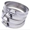 Metal Bead Thread, Adjustable Stainless Steel Hose Clamps, Tri-Gear Worm, 6,600 mm, Water Pipes, Pack of 5/10 (27–51 mm × 10 pcs) view 1