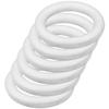 COOPHYA Foam Wreath Rings, 6 Pieces, White view 1