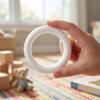 COOPHYA Foam Wreath Rings, 6 Pieces, White view 3
