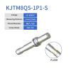 1-Piece M8 All-Metal Inductive Proximity Sensor, Flush Connector, Sn 1/2 mm, IP67, NPN/PNP, NO/NC, 10–36 V (PNP NO, Sn 1 mm) view 2