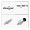 1-Piece M8 All-Metal Inductive Proximity Sensor, Flush Connector, Sn 1/2 mm, IP67, NPN/PNP, NO/NC, 10–36 V (PNP NO, Sn 1 mm) view 3