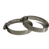 Metal Beaded Thread Stainless Steel Worm-Drive Hose Clamp Set, 8–140 mm, Pack of 2/5/10 (40–63 mm, 5 pcs) view 2