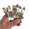 Metal Beaded Thread Stainless Steel Worm-Drive Hose Clamp Set, 8–140 mm, Pack of 2/5/10 (40–63 mm, 5 pcs) view 4