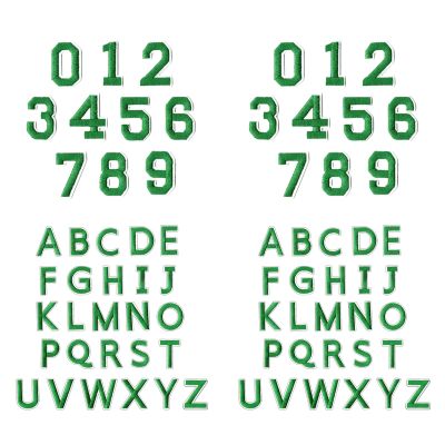 ZwaitL 72 Washable Letter and Number Patches