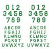 ZwaitL 72 Washable Letter and Number Patches view 1