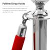 KRXSOBNV Rope Barrier, 2-Pack Safety Barrier Ropes for Hotel Concerts and Theaters (Red, 0.9 m/3 ft/36 in) view 3