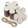JJUNW 20 Pack Wooden Flowers for Painting view 1