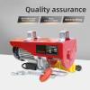 220 V Electric Hoist with Wireless Remote Control, Steel Cable Hoist for Home Renovation and Construction view 3