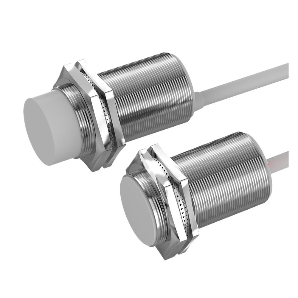 1-Piece M30 Capacitive Proximity Sensor, 10–30 VDC, NO/NC, Flush/Non-Flush, Non-Metal Liquid Level Switch with 2 m Cable (10 mm DC, 3-Wire PNP NO)