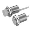 1-Piece M30 Capacitive Proximity Sensor, 10–30 VDC, NO/NC, Flush/Non-Flush, Non-Metal Liquid Level Switch with 2 m Cable (10 mm DC, 3-Wire PNP NO) view 1
