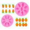Silicone Cake Molds - Small Carrots view 2