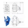 WQPMNYG Heavy-Duty Hand Winch, 1-Ton Capacity, Metal Cable Puller, Blue view 4