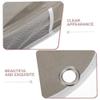 Cotton Wall Mounted Storage Bag for Dorm Bathroom and Bedroom (Gray) view 2