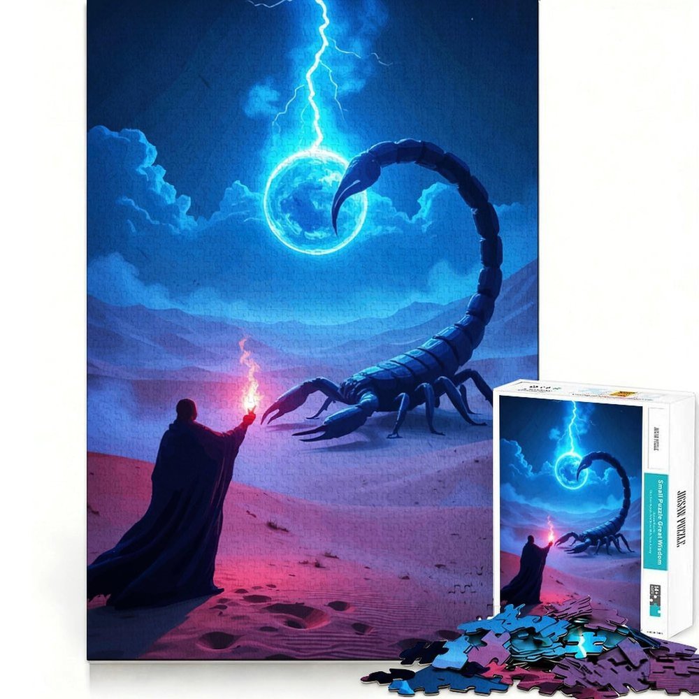 Wizard Scorpion Lightning Desert Puzzle, 1,000 Pieces, 38 x 52 cm