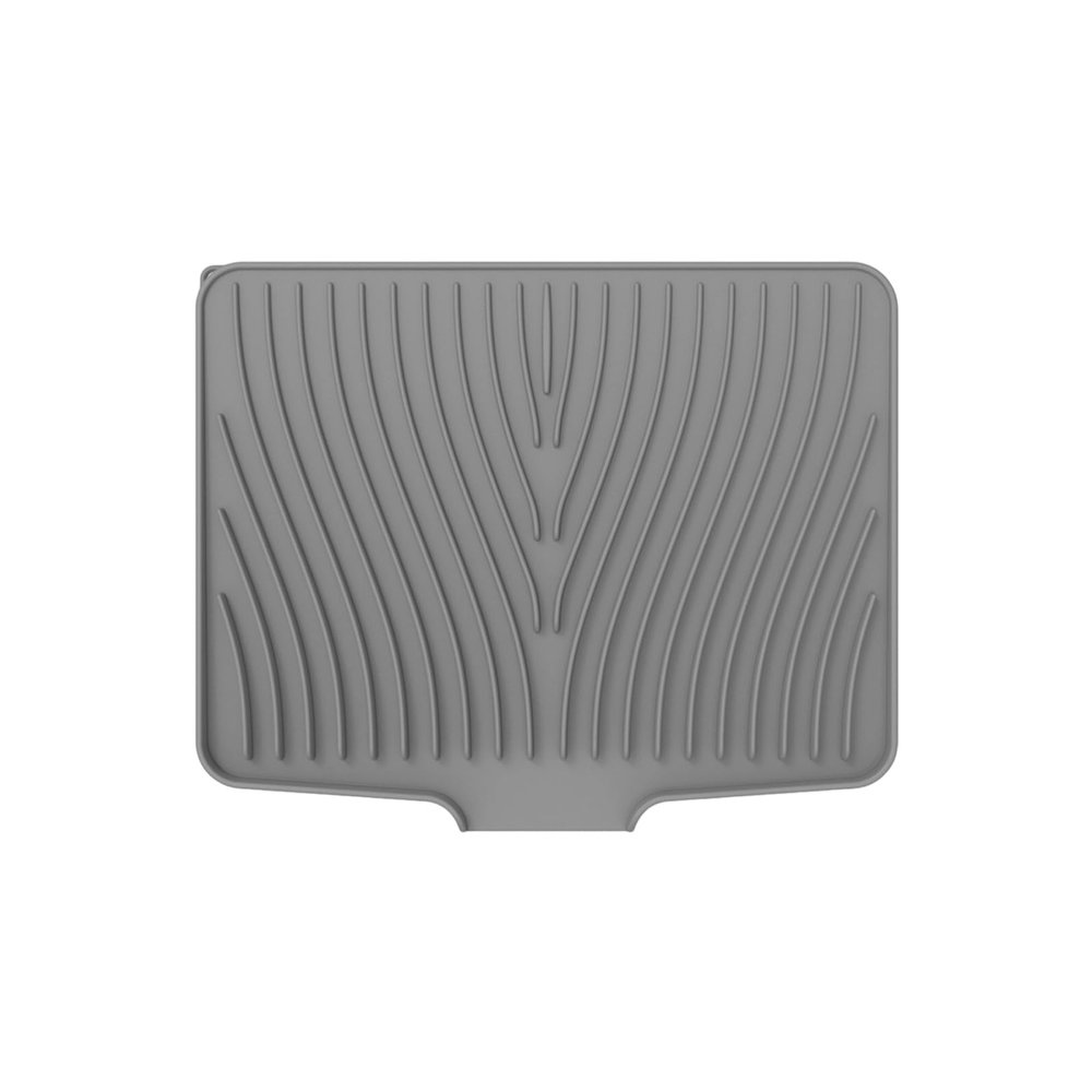 ZwaitL Silicone Kitchen Mats with Drainage, Angled Design, Efficient Water Flow up to 230°C, Non-Slip Base