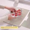 ZwaitL Silicone Kitchen Mats with Drainage, Angled Design, Efficient Water Flow up to 230°C, Non-Slip Base view 4