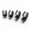 Reinforced Pipe Clamp for Rigid Pipes, 2-Piece Set, 6–55 mm, Stainless Steel, Rubber-Lined P Clips (32 mm, 2 pcs) view 1