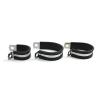 Reinforced Pipe Clamp for Rigid Pipes, 2-Piece Set, 6–55 mm, Stainless Steel, Rubber-Lined P Clips (32 mm, 2 pcs) view 2