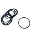 HYQOUKLR Black EPDM Rubber O-Ring Set, 10 Pieces view 3