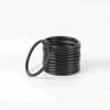 HYQOUKLR Black EPDM Rubber O-Ring Set, 10 Pieces view 4