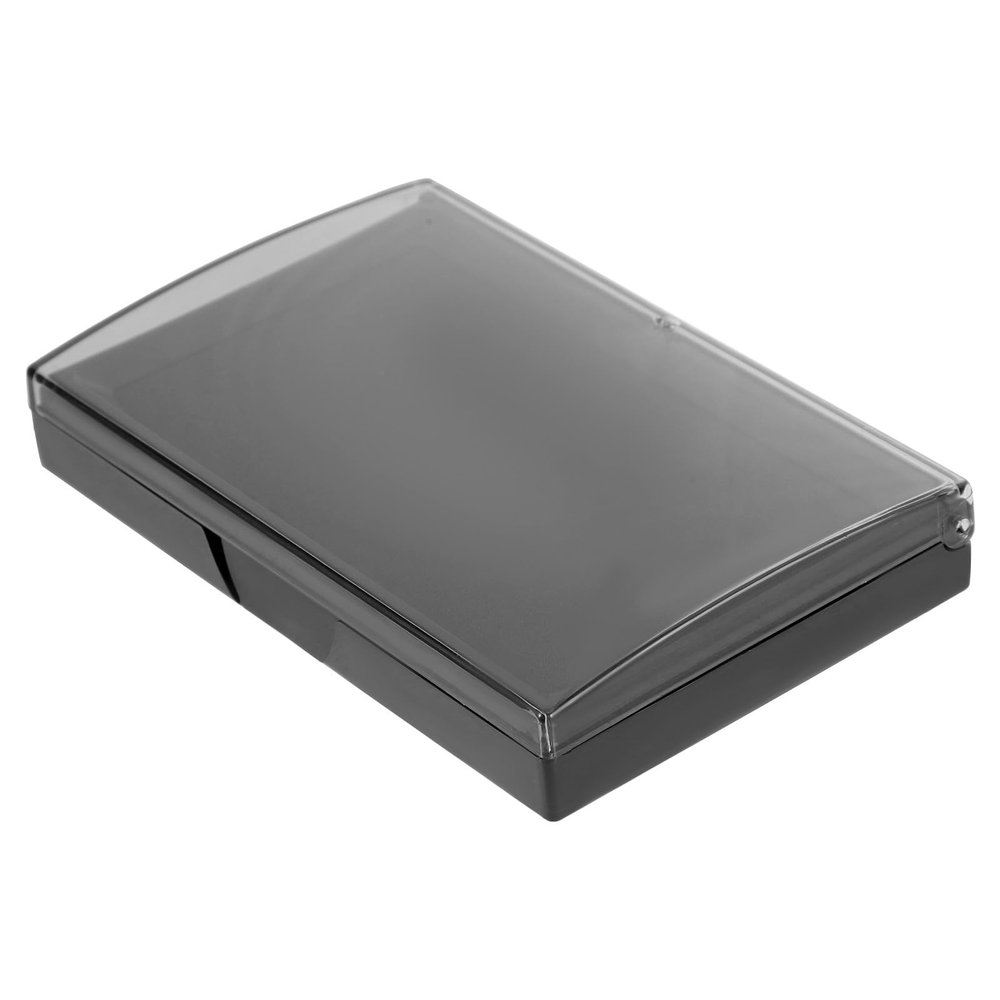 Artibetter Black Plastic Calligraphy Ink Pad, Reusable and Easy to Clean