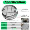 Generic Large Round Manhole Cover with Base, 82 cm Diameter view 2