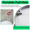 Generic Large Round Manhole Cover with Base, 82 cm Diameter view 4
