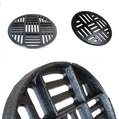 Drain Grate Cover, Round Black Cast Iron Drain Grate, Multiple Sizes (68 x 3 cm / 26.7 x 1.2 in)