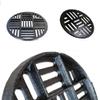 Drain Grate Cover, Round Black Cast Iron Drain Grate, Multiple Sizes (68 x 3 cm / 26.7 x 1.2 in) view 1