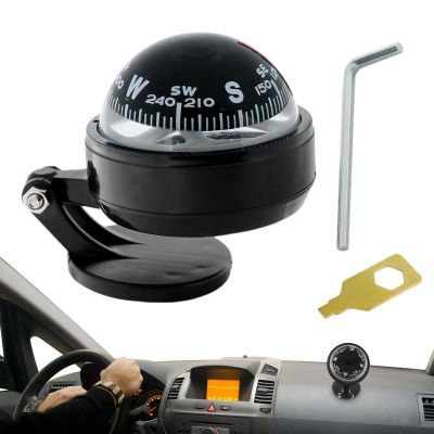Self-Adhesive Car Compass Ball – High-Precision Inner Core | Car Dashboard