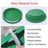 Generic Heavy-Duty Round Manhole Cover for Septic Tanks, 16 to 40 in Diameter, Concealed Recessed Sewer Cover with Lawn Edge view 4
