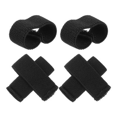 Luxshiny Elastic Belt Loops - 6 Pack Black Nylon