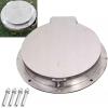 Generic 304 Stainless Steel Manhole Cover with Lock and Frame view 1