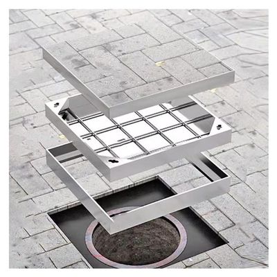 Heavy-Duty Square Recessed Manhole Cover, 81 x 81 cm