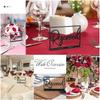 COOPHYA 6-Piece Acrylic Reserved Table Signs, Black view 4