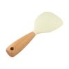 Silicone Rice Spoon with Heat-Resistant Design and Ergonomic Wooden Handle (White) view 2