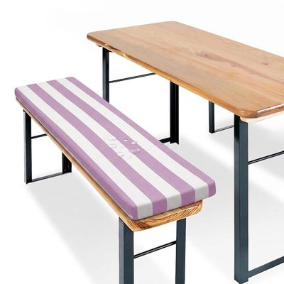 PTKG Outdoor Bench Cushion, Purple, 80 x 40 x 5 cm