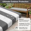 PTKG Outdoor Bench Cushion, Purple, 80 x 40 x 5 cm view 2