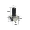 50-Piece Lot RV09 Vertical-Adjustable Potentiometers, 1K/2K/5K/10K/20K/50K/100K/1M, 0932 9-Type 3-Pin Sealed Potentiometer (1K Ohm) view 3
