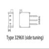 10-Pack Adjustable Potentiometers 3296W 3296 (1 MΩ, Side Adjustment) view 3