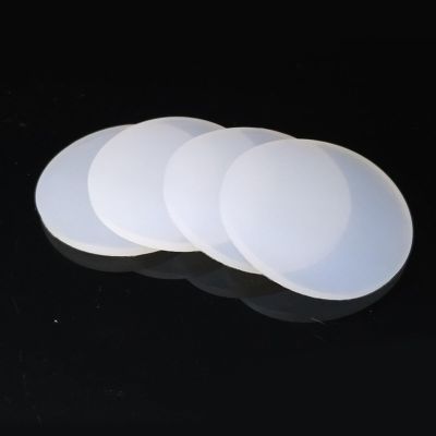 Silicone Rubber Gasket Sheet, 30–100 mm Diameter, 1–3 mm Thick, 5 or 10 Pieces